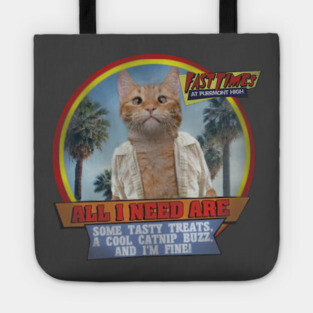 Fast Times at Purrmont High Tote