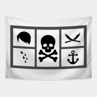 Sad at Sea Elements II Tapestry