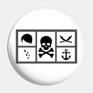 Sad at Sea Elements II Pin