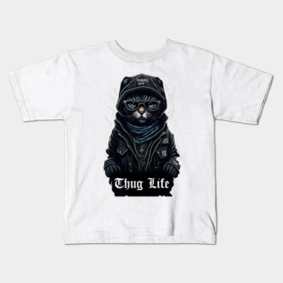 Cat Thug Life It Chose me Kids T-Shirt