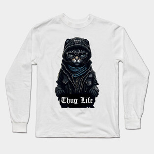 Cat Thug Life It Chose me Long Sleeve T-Shirt