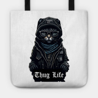 Cat Thug Life It Chose me Tote