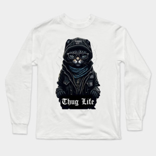 Cat Thug Life It Chose me Long Sleeve T-Shirt