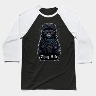 Cat Thug Life It Chose me Baseball T-Shirt
