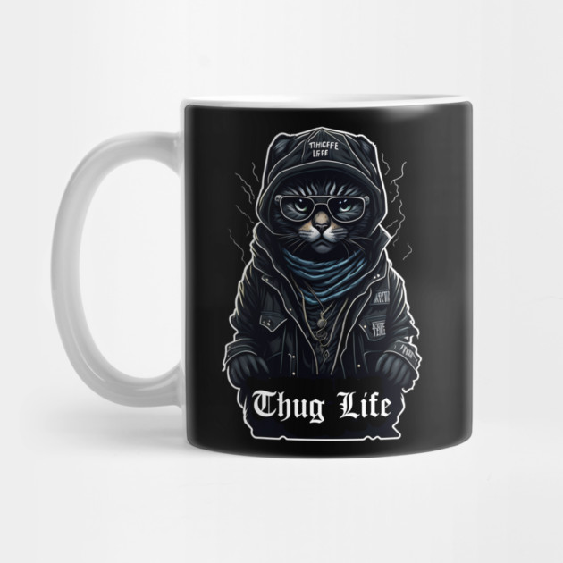 Cat Thug Life It Chose me by DrollDrifter
