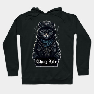 Cat Thug Life It Chose me Hoodie