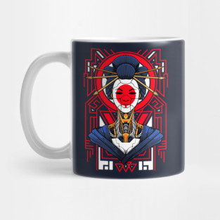 Mecha Geisha Cyborg Mug