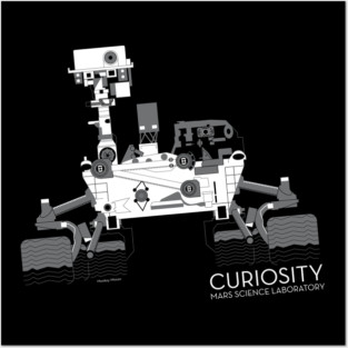 Mars Curiosity Rover Posters and Art