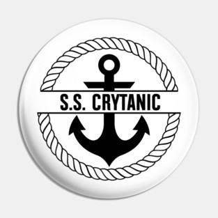 Vintage S.S. Crytanic Pin