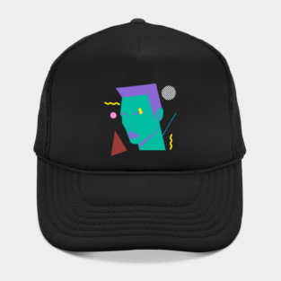 GRACE JONES 80S STYLE GEOMETRIC Hat