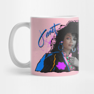 JANET JACKSON 80S RETRO STYLE Mug