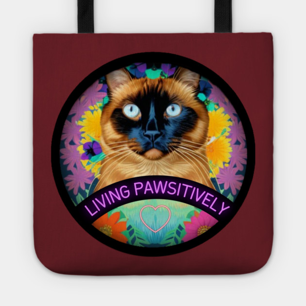 Living Pawsitively Tote by Pete the Cat Guy