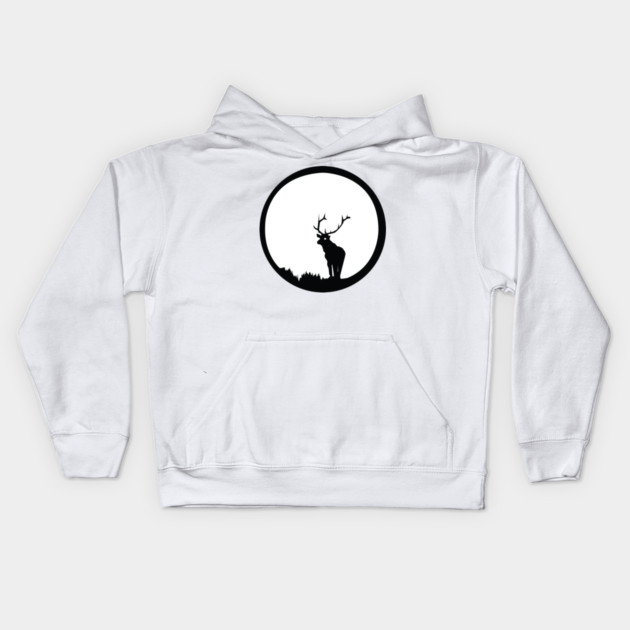Elk Kids Hoodie by DickinsonDesign