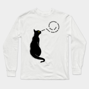 Talking Cat Long Sleeve T-Shirt