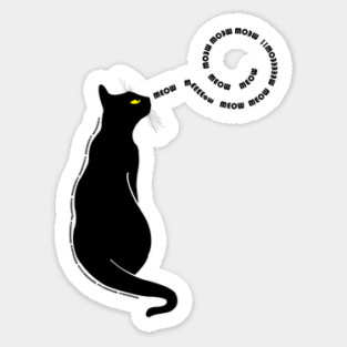 Talking Cat Sticker