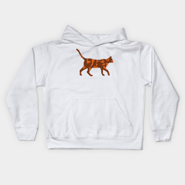 Calico Cat Kids Hoodie by DickinsonDesign