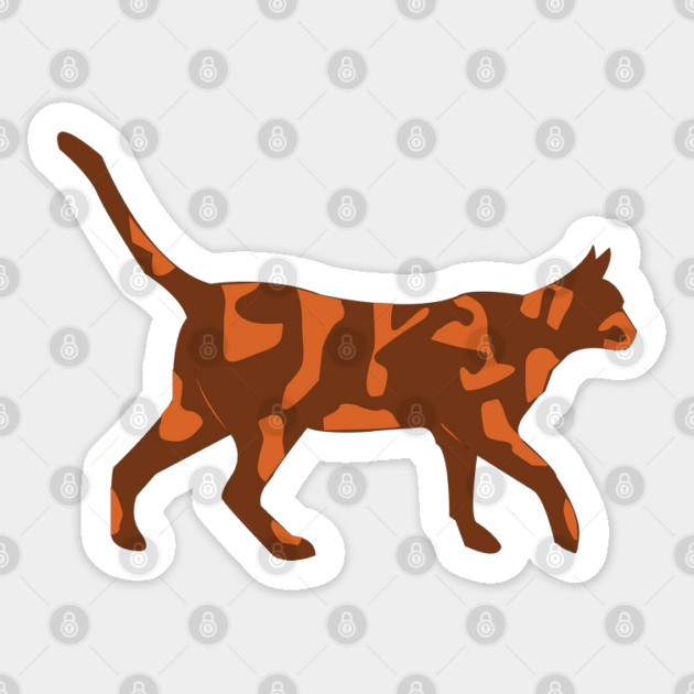Calico Cat Sticker by DickinsonDesign