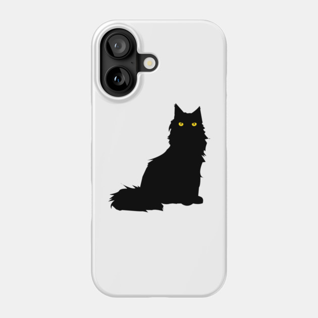 Fluffy Cat Phone Case by DickinsonDesign