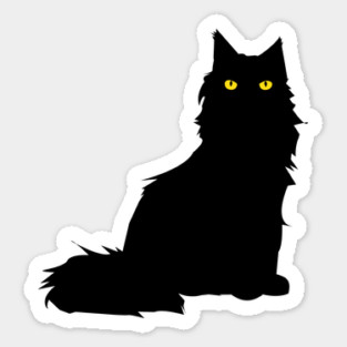 Fluffy Cat Sticker