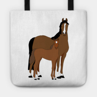 Morgan Mare and Foal Tote
