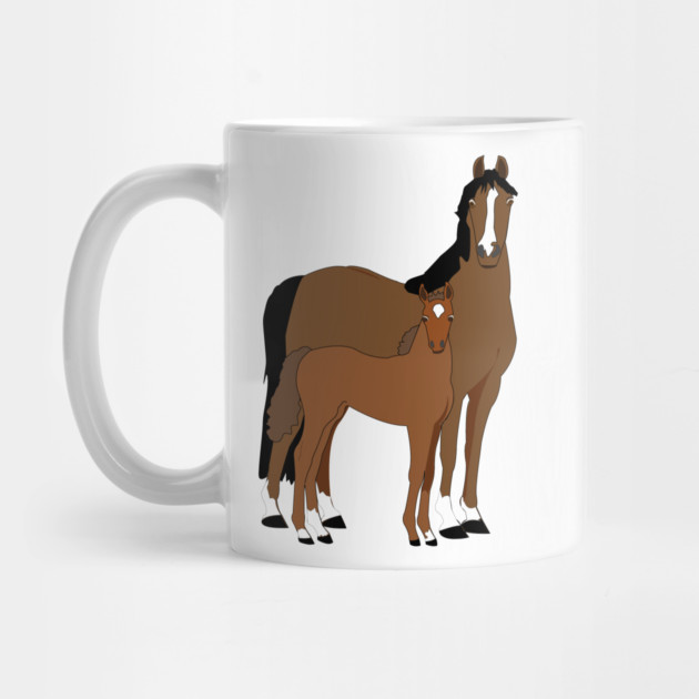 Morgan Mare and Foal by DickinsonDesign