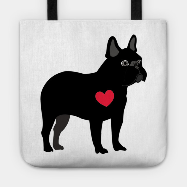 Black French Bulldog Tote by DickinsonDesign