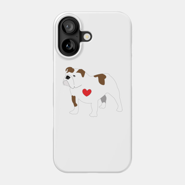 BullDog Phone Case by DickinsonDesign