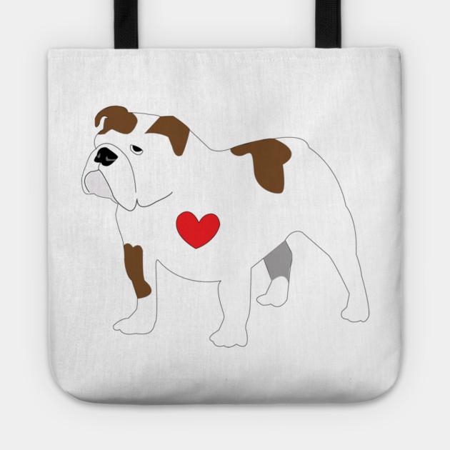 BullDog Tote by DickinsonDesign