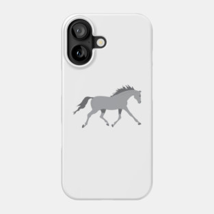 Grey Horse Phone Case