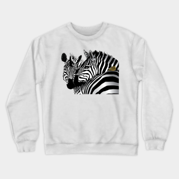 Zebras Crewneck Sweatshirt by DickinsonDesign