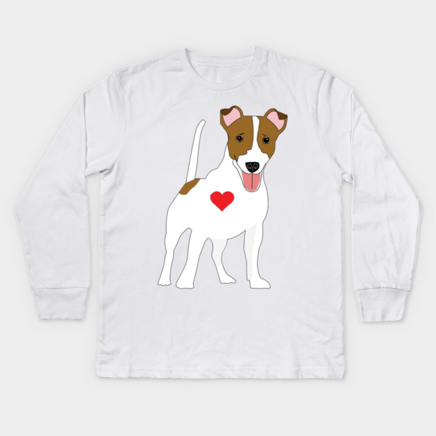Jack Russell Terrier Kids Long Sleeve T-Shirt by DickinsonDesign