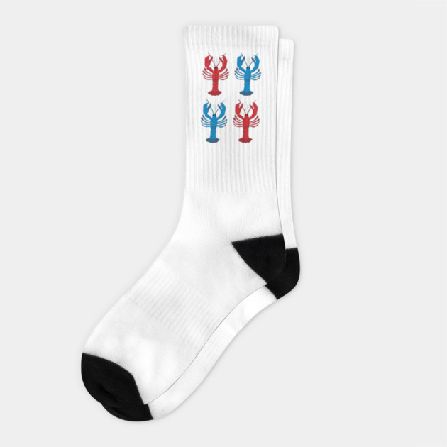 4 Lobster Socks by DickinsonDesign