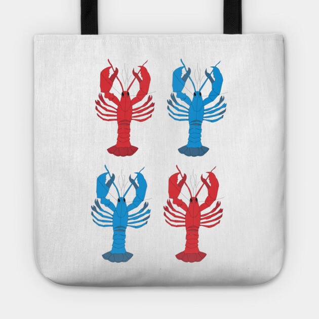 4 Lobster Tote by DickinsonDesign