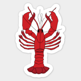 Red Lobster Sticker