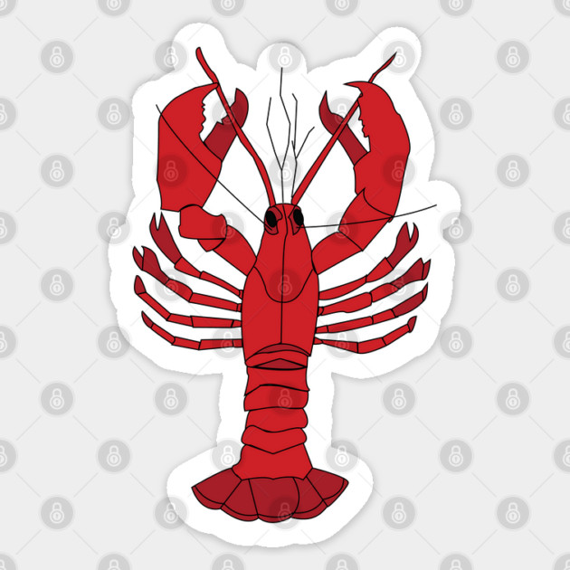 Red Lobster Sticker by DickinsonDesign