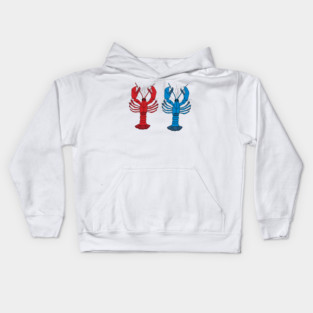 2 Lobsters Kids Hoodie
