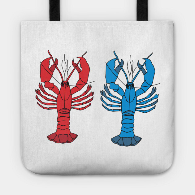 2 Lobsters Tote by DickinsonDesign