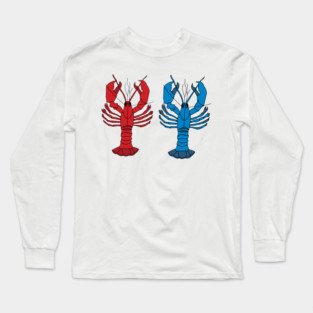 2 Lobsters Long Sleeve T-Shirt