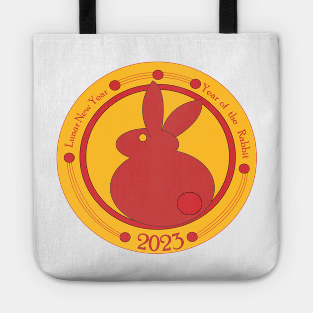 Lunar New Year of the Rabbit Tote by DickinsonDesign