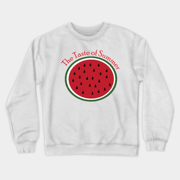 Watermelon Crewneck Sweatshirt by DickinsonDesign