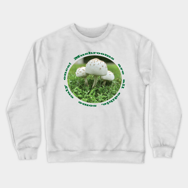 Mushrooms Crewneck Sweatshirt by DickinsonDesign