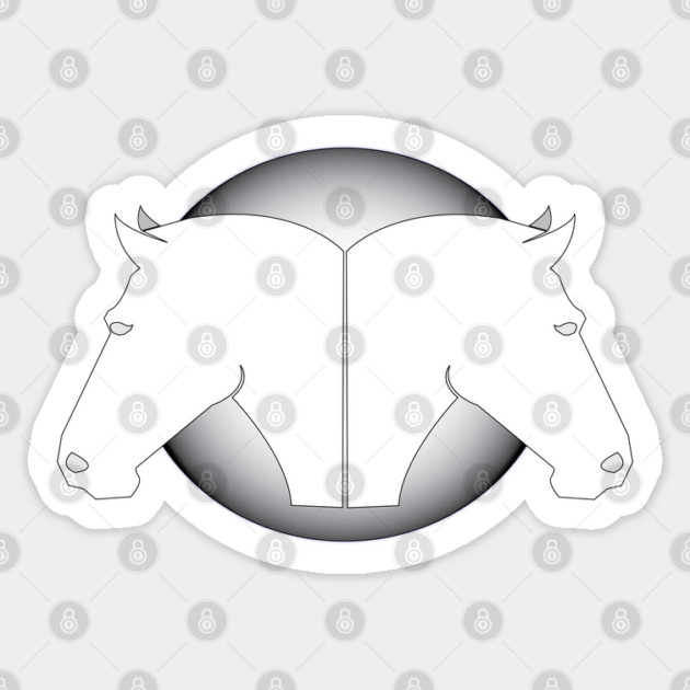 Trojan Horses Sticker by DickinsonDesign