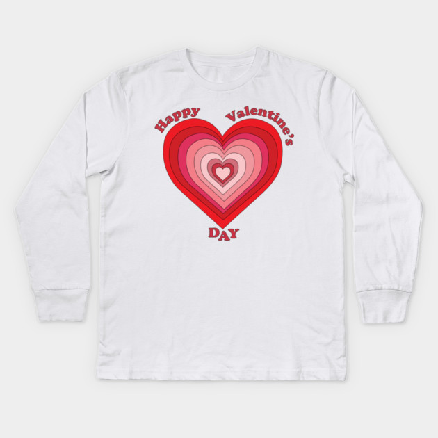 Valentin's Day Kids Long Sleeve T-Shirt by DickinsonDesign