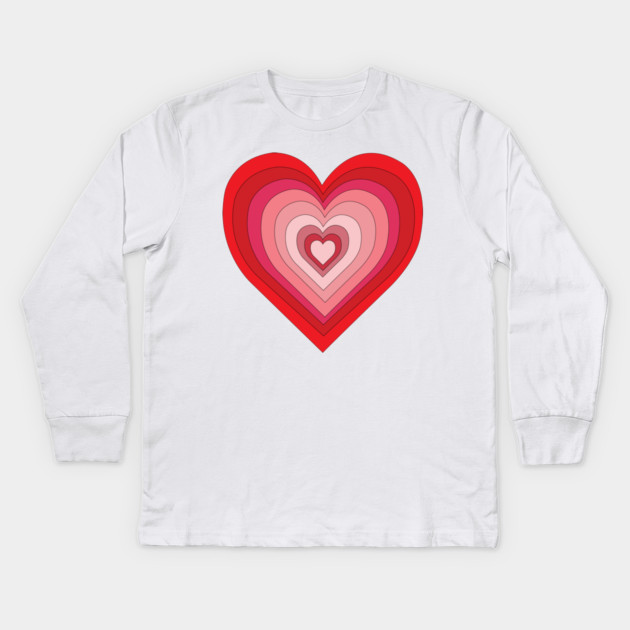 Heart Kids Long Sleeve T-Shirt by DickinsonDesign