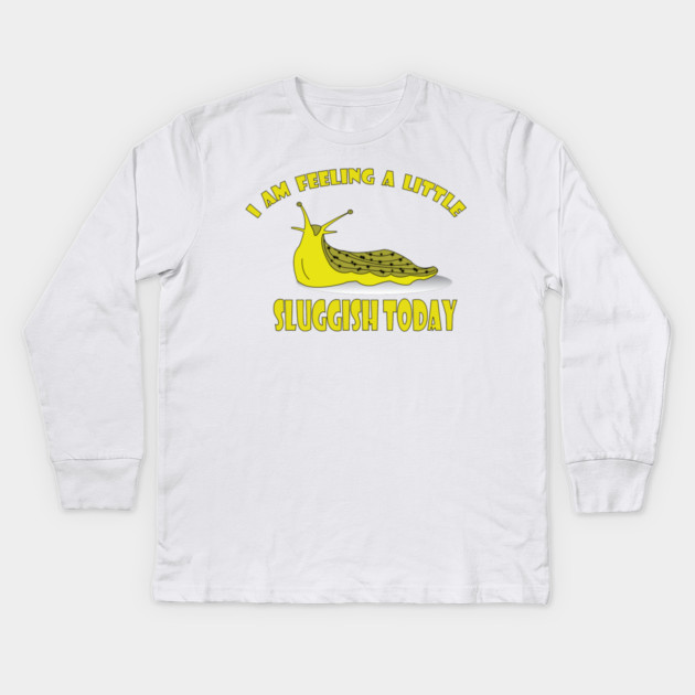 Banana Slug Kids Long Sleeve T-Shirt by DickinsonDesign