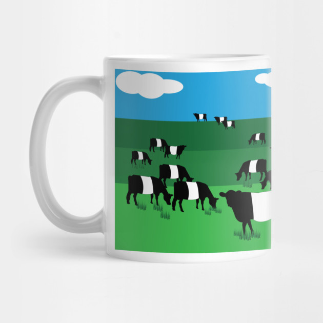 Belted Galloway Cattle by DickinsonDesign