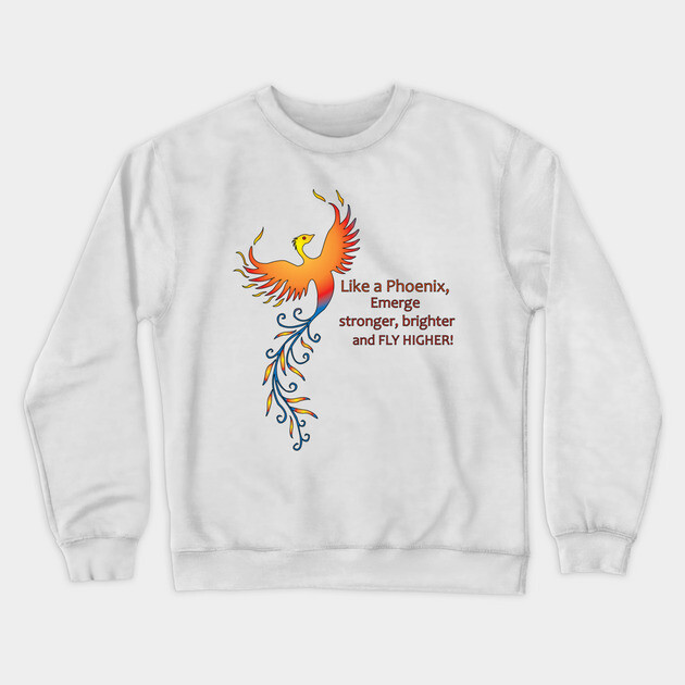 Phoenix Crewneck Sweatshirt by DickinsonDesign