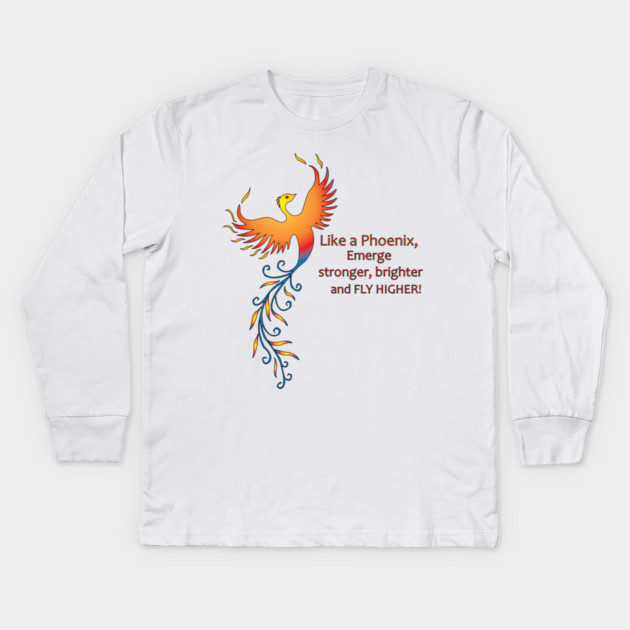 Phoenix Kids Long Sleeve T-Shirt by DickinsonDesign