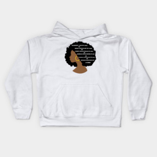 Strong Black Women Kids Hoodie