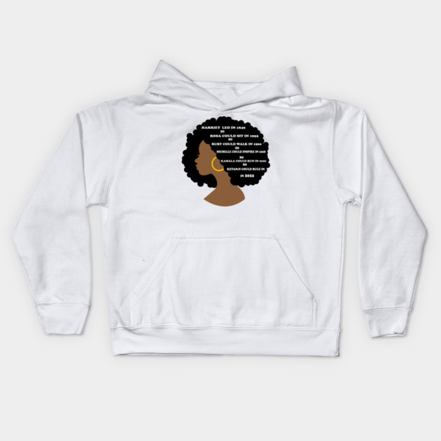 Strong Black Women Kids Hoodie by DickinsonDesign